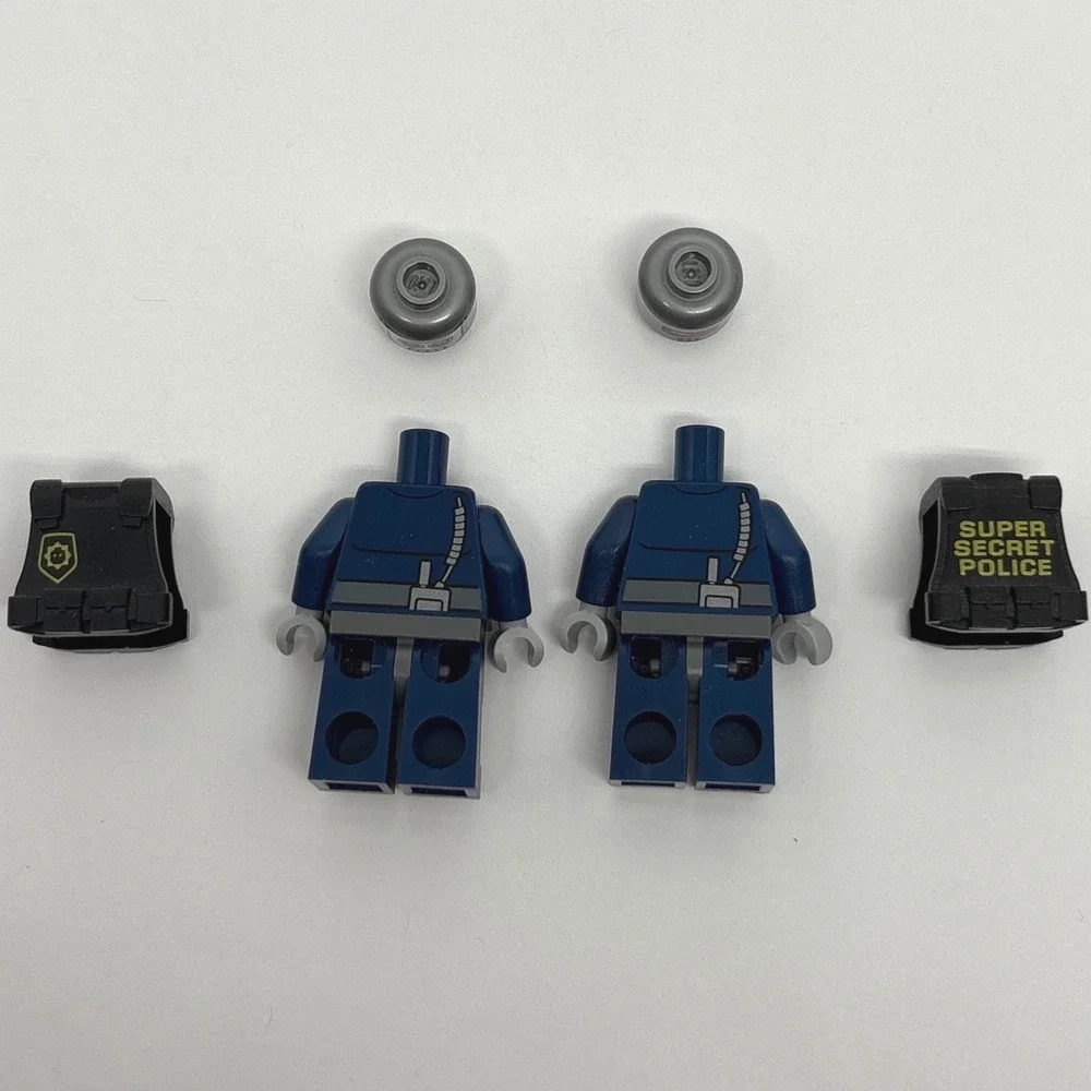 LEGO Robo SWAT Minifigure Lot x2 Super Secret Police The LEGO Movie 70819 Emmet